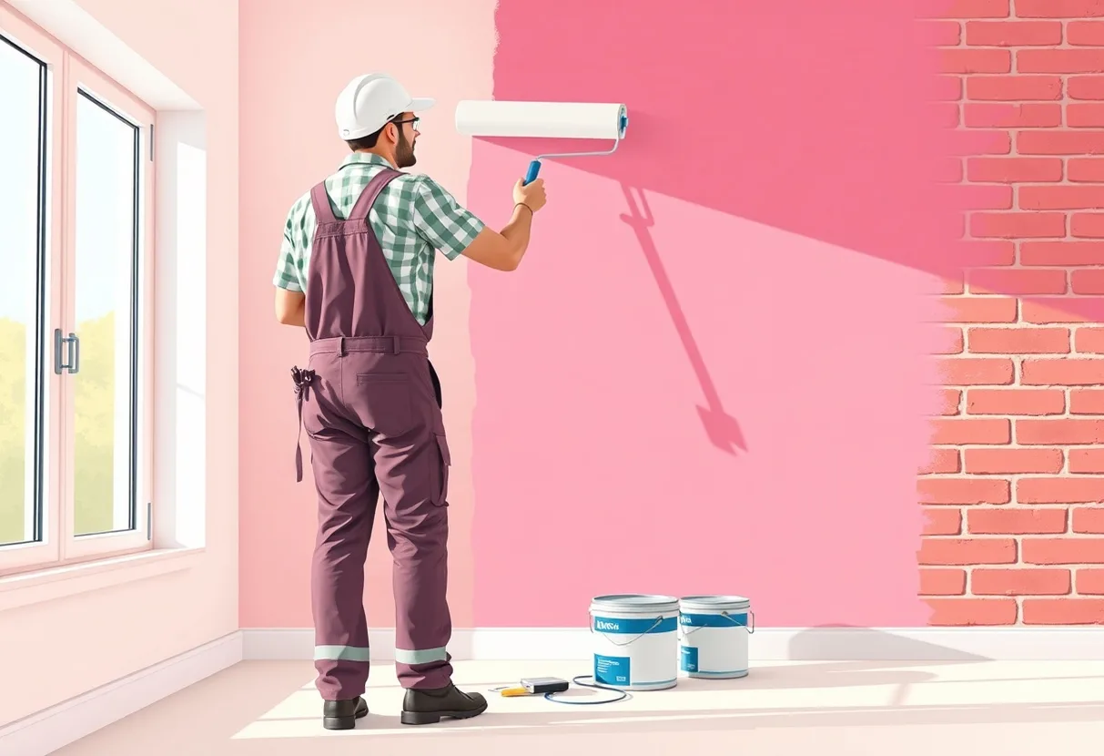Peintre Wittelsheim 68310 en intervention sur un chantier